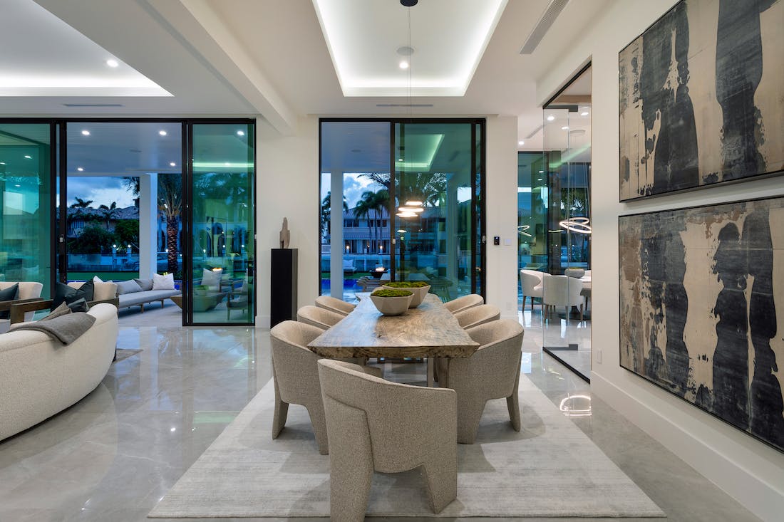 Meridith-Baer-Home-Home-Staging-Florida-Sanctuary-Deepwater-Modern-Luxury-Homes-Modern-and-Contemporary-Dining-Table